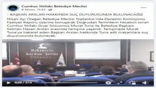 Mecliste kes şunun sesini tartışması
