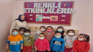Mersinde anaokulu öğrencileri için Renkli Etkinliklerim projesi hayata geçirildi