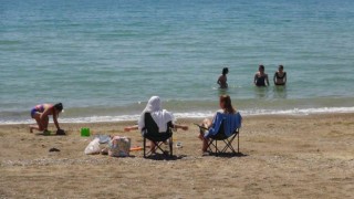 Mersinde hem kar çilesi hem deniz keyfi