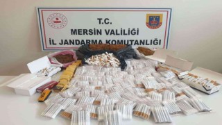 Mersinde kaçak sigara operasyonu: 2 gözaltı