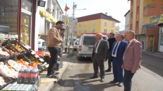 MHP İl Başkanı Güngöralptan Çatak esnafına ziyaret