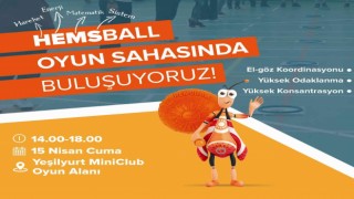 Minik ziyaretçiler Hemsball oyun sahasında buluşuyor