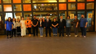 Nilüfer ailesi son mesai gününde bayramlaştı