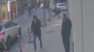 Nişantaşında sokak ortasında silahlı saldırı kamerada