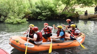 Nusaybinde Rafting Okul Sporları Şampiyonası grup müsabakaları sona erdi