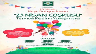 Osmaniyede 23 Nisan Coşkusu temalı resim yarışması