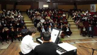 Otizmli Ulutaş, ADÜ Veteriner Fakültesinde konser verdi