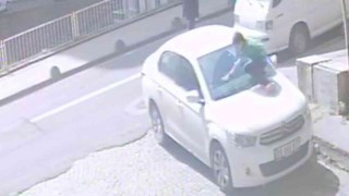 Otomobiline saldırdılar zannetti, gerçek güvenlik kamerası kayıtlarını izleyince ortaya çıktı