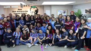 Özel İmperial Hastanesi çalışanlarından Trabzonspor formasıyla hizmet