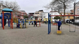 Parklara bahar dokunuşu