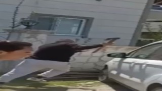 Polis komşusuna baltayla işte böyle saldırdı