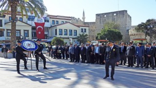 Polis teşkilatının kuruluş yıldönümü Çeşmede törenle kutlandı