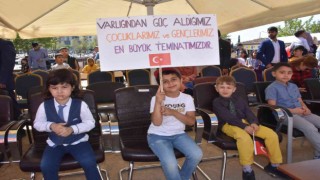Protokolü çocuklar ele geçirdi