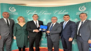 Rektör Tabakoğlu beraberindeki heyet ile Köstencede temaslarda bulundu