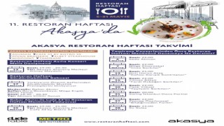 Restoran Haftasının 11incisi Akasyada açılış yapıyor