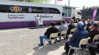 Restoran ve Kafeler Dijitalleşiyor projesi eğitim tırı Gaziantepte