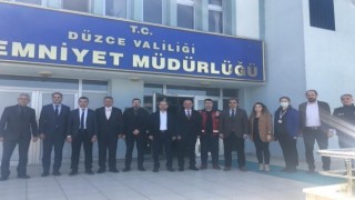 Sağlıkçılardan Polislere 10 Nisan ziyareti