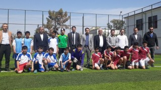 Samsatta ortaokullar arası futbol turnuvası yapıldı