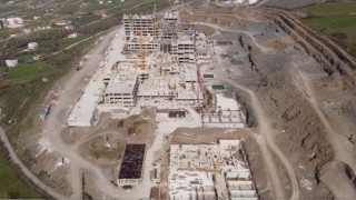 Samsun Şehir Hastanesinde fiziki gerçekleşme yüzde 25