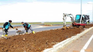 Şanlıurfa Yolu yonca kavşakta düzenleme çalışmaları başladı
