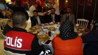 Şehit aileleri ve emniyet mensupları Maltepede iftarda buluştu