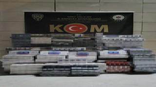 Siirtte 7 bin 400 paket kaçak sigara ele geçirildi