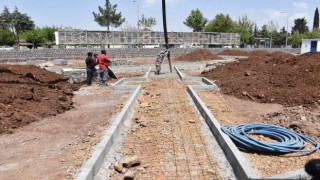 Siverek Ofis Parkta hummalı çalışmalar devam ediyor