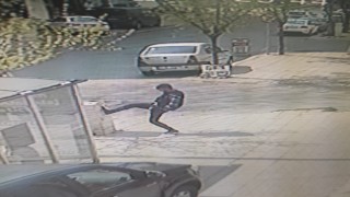 Sokak magandası, elektrik panosunu bir tekmede devirdi