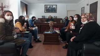 Söke İlçe Müftüsü Doğru, Kuran-ı Kerimi okumaya geçen öğrencileri ağırladı