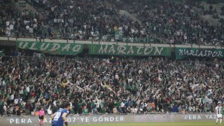 Spor Toto 1. Lig: Bursaspor: 1 - Denizlispor: 0 (İlk yarı sonucu)