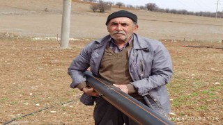 Sulama borularını testereyle kesip kullanılmaz hale getirdiler
