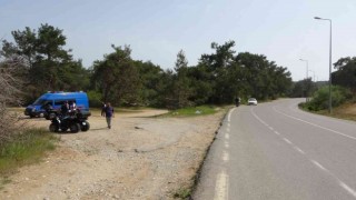 Takla atan ATVde bulunan iki turist yaralandı