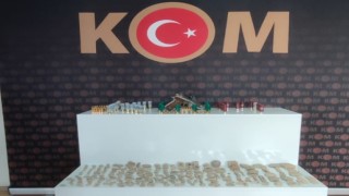 Tarihi eser operasyonunda baba ve oğlu yakalandı