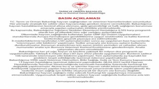Tarım ve Orman Bakanlığı: “Uygunsuzluk tespit edilen aşıların hayvan sağlığında kullanımına asla izin verilmemektedir”