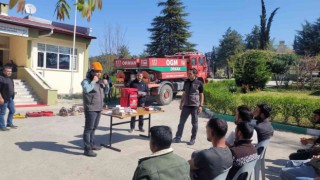 Tarsusta yangınla mücadele gönüllülerine eğitim verildi