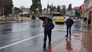 Tekirdağda havalar soğudu, yağış başladı