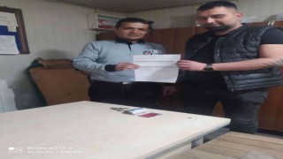 Temizlik personelinden örnek davranış