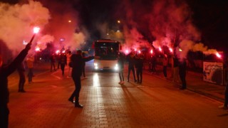 TKİ Tavşanlı Linyitspora deplasman dönüşü coşkulu karşılama