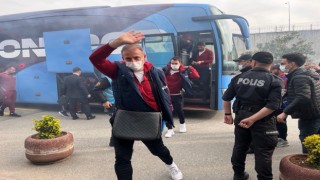 Trabzonspor, Adana Demirspor maçı hazırlıklarını tamamlayarak Adanaya gitti