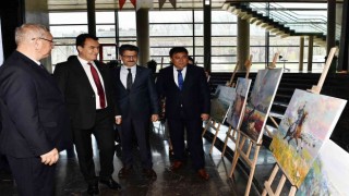 Türk dünyasından ressamlar Osmangazide buluştu