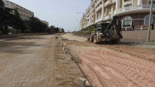 Türklerde parke yol çalışmasında sona gelindi