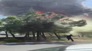 Tuzlada fabrikada patlama anı ve yaşanan panik kamerada