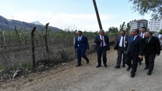 Vali Seymenoğlu, Eğirdir ilçesinde incelemelerde bulundu