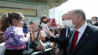 Vatandaşlardan Cumhurbaşkanı Erdoğana yoğun ilgi