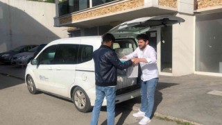 Yabancı uyruklu öğrencilere gıda kolisi dağıtıldı