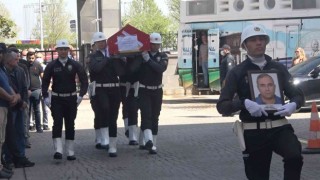 Yalovada kalp krizi sonucu vefat eden polis için tören düzenlendi