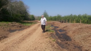 Yıllardır yol kenarına dökülen gübre vatandaşın kabusu oldu