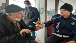 Zabıtadan örnek davranış