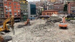 Zonguldaktaki Merkez Çarşısı tarih oldu