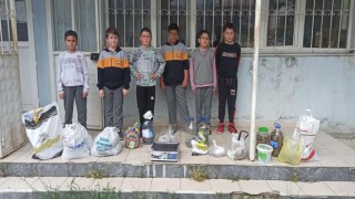 111 kilo atık pil topladılar